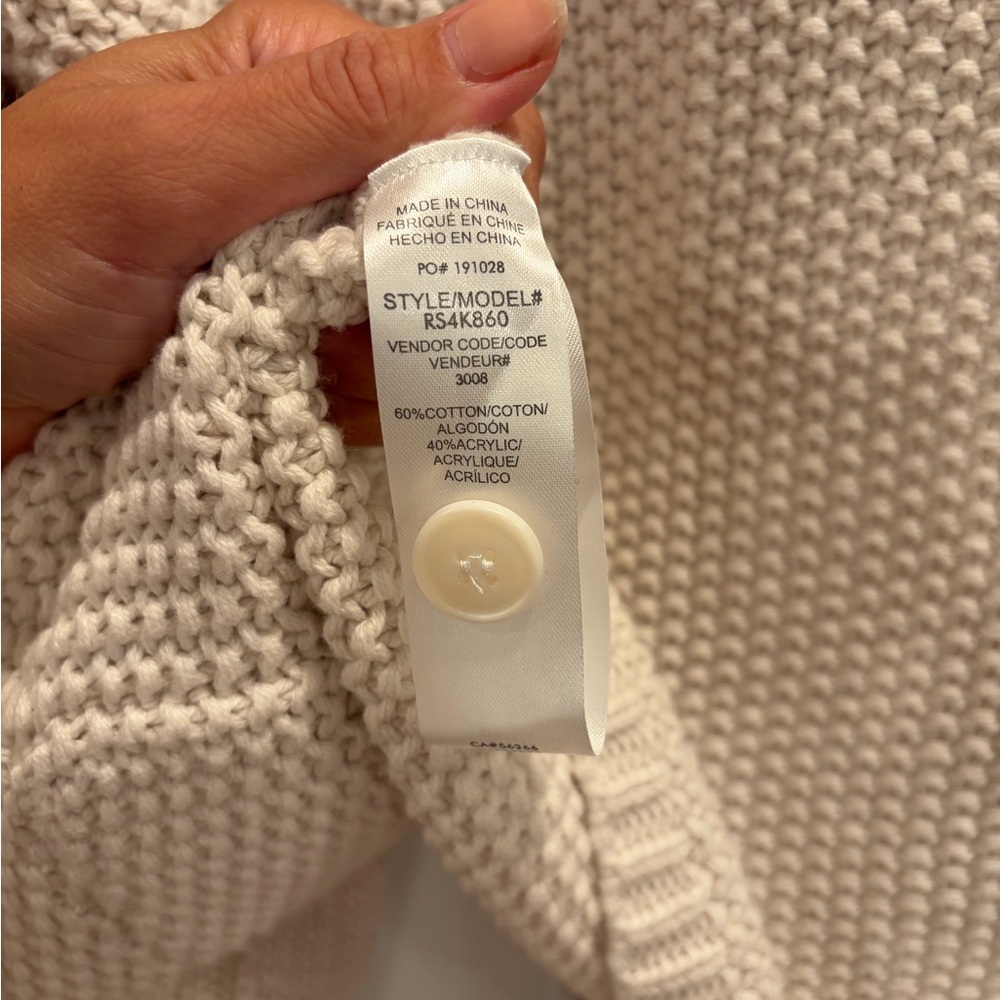 Splendid Women's Cream Sweater Cardigan - Picture 3 of 3